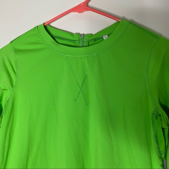 LULULEMON Frond green Run: Warm Up Crew top 4 - Picture 2 of 11